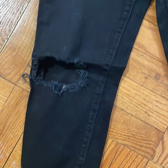 Black Ripped J Brand Jeans - Picture 4 of 4